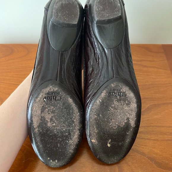 Chloé Brown Round-Toe Leather Flats - Size EU 37 - Picture 4 of 7
